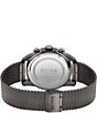 Color:Grey - Image 3 - Skyliner Grey Mesh Bracelet Watch