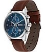 Color:Brown - Image 3 - Skymaster Men's Blue Watch