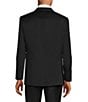 Color:Black - Image 4 - Slim Fit Flat Front 2-Piece Suit