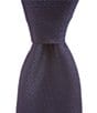 Hugo Boss Solid Textured Jacquard 2.95#double; Silk Tie - Image 2