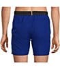 Hugo Boss Starfish 5.9#double; Inseam Swim Trunks, Color:Medium Blue - Image 2
