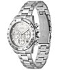 Color:Silver - Image 3 - Women's Chronograph Novia Stainless Steel Bracelet Watch