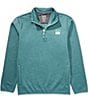 Huk Cold Front Long Sleeve 1/4 Zip Brushed Fleece Pullover, Color:North Atlantic - Image 1