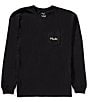Huk Freshwater Icon Long Sleeve Performance Blend T-Shirt, Color:Black - Image 2