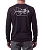 Huk Long Sleeve KC Fish Bones Pocket Tee - Image 1