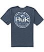 Huk Marlin Circle Performance Short Sleeve T-Shirt - Image 1