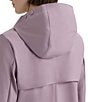 Hunter Acacia Rubberized Hooded 2-Way Zip Front Waterproof Rain Jacket, Color:Dusty Lilac - Image 6