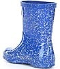Color:Cruise Blue - Image 3 - Girls' First Classic Giant Glitter Rain Boots (Infant)