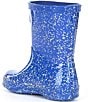 Color:Cruise Blue - Image 3 - Girls' First Classic Giant Glitter Rain Boots (Toddler)