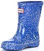 Color:Cruise Blue - Image 4 - Girls' First Classic Giant Glitter Rain Boots (Toddler)