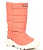 Color:Rough Pink/White WIllow - Image 1 - Girls' Intrepid Tall Cold Weather Boots (Youth)