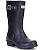 Hunter Kids' Original Matte Waterproof Buckle Strap Rain Boots (Youth) - Image 1