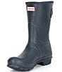 Color:Navy/Navy - Image 4 - Original Short Adjustable Back Matte Rain Boots