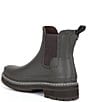 Color:Chocolate - Image 3 - Refined Stitch Detail Waterproof Block Heel Chelsea Platform Boots