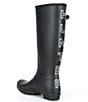 Color:Black - Image 3 - Tall Back Logo Rain Boots