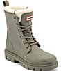 Hunter Women's Diana Shearling Combat Waterproof Rain Boots - Image 1