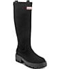 Hunter Women's Giania Waterproof Suede Tall Boots - Image 1