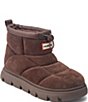 Hunter Women's Mist Waterproof Quilted Suede Mini Booties - Image 1