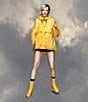Color:Yellow - Image 5 - Women's Original Short Gloss Buckle Strap Rain Boots