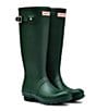 Color:Hunter Green - Image 2 - Women's Original Tall Matte Buckle Strap Rain Boots