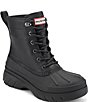 Hunter Women's Roam Lace Up Rain Duck Mid Calf Boots - Image 1