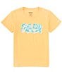 Color:Melon - Image 1 - Big Girls 7-16 Short Sleeve Swash Fill T-Shirt