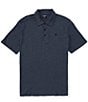 Color:Iron Ore Heather - Image 1 - Ace Vista Short Sleeve Polo Shirt