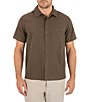 Hurley Anthem Micro Plaid Short Sleeve Woven Shirt - Image 1