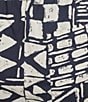 Hurley Beach Club Mixed Media Printed Pull-On Patch Pocket Smocked Shorts - Image 4