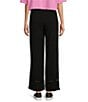 Color:Black - Image 2 - Becky High Rise Paperbag Waist Beach Pants