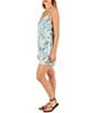 Hurley Beverly Floral Printed Sleeveless Romper - Image 3