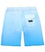 Color:Blue Ice - Image 2 - Big Boys 8-20 Dawn Ombre-Printed Stretch Board Shorts