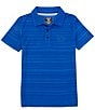 Color:Hyper Royal Heather - Image 1 - Big Boys 8-20 Short-Sleeve H2O-Dri Belmont Polo Shirt