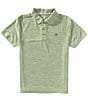 Hurley Big Boys 8-20 Short Sleeve H2O-Dri Pique Polo Shirt, Color:Palm Green - Image 1