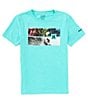 Color:Blue - Image 1 - Big Boys 8-20 Short Sleeve Tunnel Vision T-Shirt