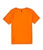 Color:Total Orange - Image 2 - Big Boys 8-20 Short Sleeve UPF T-Shirt
