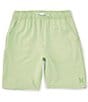 Color:Faded Green - Image 1 - Big Boys 8-20 Stretch Twill Hybrid Pull-On Shorts