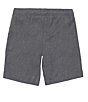 Color:Grey - Image 2 - Big Boys 8-20 Stretch Twill Hybrid Pull-On Shorts