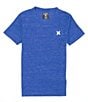 Color:Racer Blue - Image 1 - Big Boys 8-20 Short Sleeve V-Neck Cloud Slub Staple T-Shirt