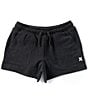 Color:Black - Image 1 - Big Girls 7-16 French Terry Shorts