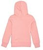 Color:Pink - Image 2 - Big Girls 7-16 Long Sleeve Logo Graphic Hoodie