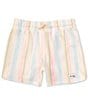 Color:Pale Ivory - Image 1 - Big Girls 7-16 Multi Print Beach Shorts