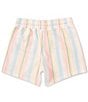 Color:Pale Ivory - Image 2 - Big Girls 7-16 Multi Print Beach Shorts