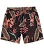 Color:Black Multi - Image 2 - Cannonball Dark Tropical 17#double; Outseam Volley Shorts