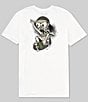 Color:White - Image 1 - Elliot Zombie Short Sleeve Jersey Graphic T-Shirt