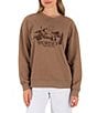 Hurley Escapism Long Sleeve Oversized Fleece Sweatshirt - Image 1