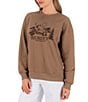 Hurley Escapism Long Sleeve Oversized Fleece Sweatshirt - Image 3