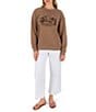 Hurley Escapism Long Sleeve Oversized Fleece Sweatshirt - Image 4