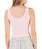 Hurley Groovy Cropped Ribbed Knit Tank Top - Image 2