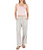 Hurley Groovy Cropped Ribbed Knit Tank Top - Image 3